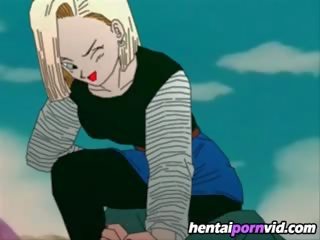 Dragon balle z hentai_ android 18 et trunks