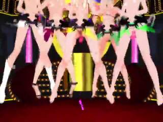 Mmd ahegao menari: gratis menari resolusi tinggi kotor video menunjukkan 6d