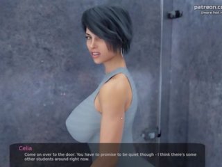 Libidinous teacher seduces her student and gets a big putz inside her tight ass l My sexiest gameplay moments l Milfy City l Part &num;33