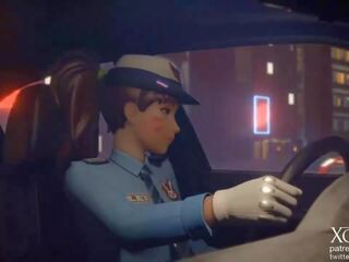 Overwatch petugas polisi petugas d va, gratis petugas polisi mobil resolusi tinggi kotor film ab | xhamster