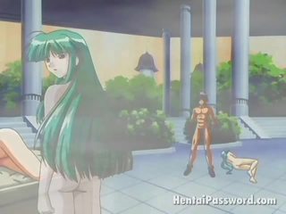 Angelic anime nymphet mající a špinavý sen s ji personable chapfriend
