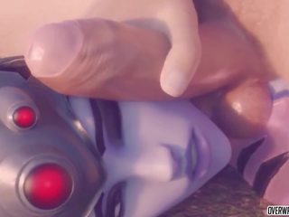 Tempting Ass Overwatch Heroes Mercy and Tracer Having dirty film