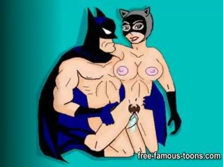 Batman עם catwoman ו - batgirl אורגיות