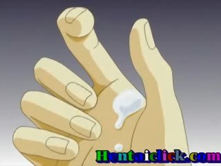 Vakker hentai homofil masturbated n bar bak jerked