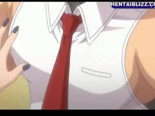 Hentai prawan with bigtits sharing two dicks and analsex