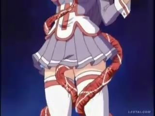 Hentaï l'anime lassie molested avec tentacules