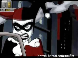 Superhero x rated film - batman vs harley quinn
