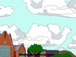 קריקטורה סקס סרט - קַמפּוּס שרמוטות x מדורג סרט משחק מקדים