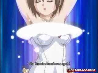 Anime coed izpaužas viņai liels krūtis un ciešas cunt fucked līdz a