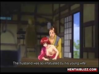 Busty Japanese Hentai Caught And exceptional Poked By Old youth