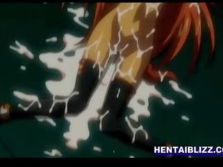 Roscata hentai bigtits brutal inpulit în the temnita