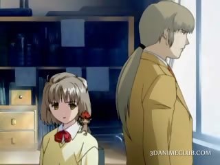 Incredible vid with hentai schoolboy meeting a manis cute mademoiselle