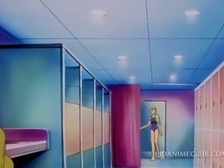 Gợi cảm phim hoạt hình siren fantasizing về x xếp hạng phim trong tắm