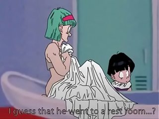 Bulma dando gostoso 파라 kuririn na nave durante viagem