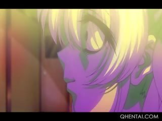 Delicate hentai enchantress gets jero throated and mouth cummed