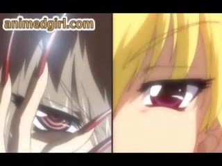 Gebonden omhoog hentai hardcore neuken door shemale anime