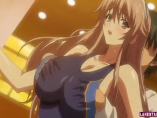 Hentai femme fatale In Swimsuit Gives Tittyfuck