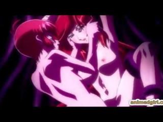 Fanget hentai dame utrolig poking av shemale anime