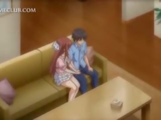 Pleasant 3d l'anime amoureux mésange baise grand arbre en fermer